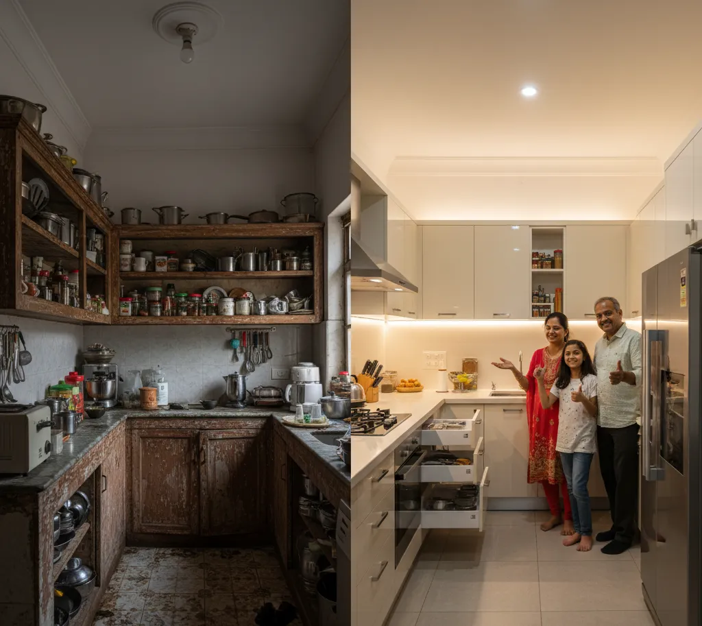 #Kitchen Design #Modular Kitchen #Interior Design #Home Improvement