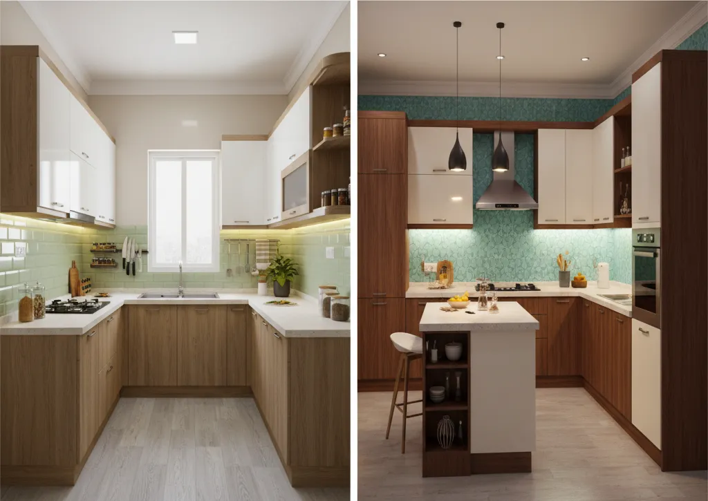 Best Kitchen Layout for 2BHK and 3BHK Apartments