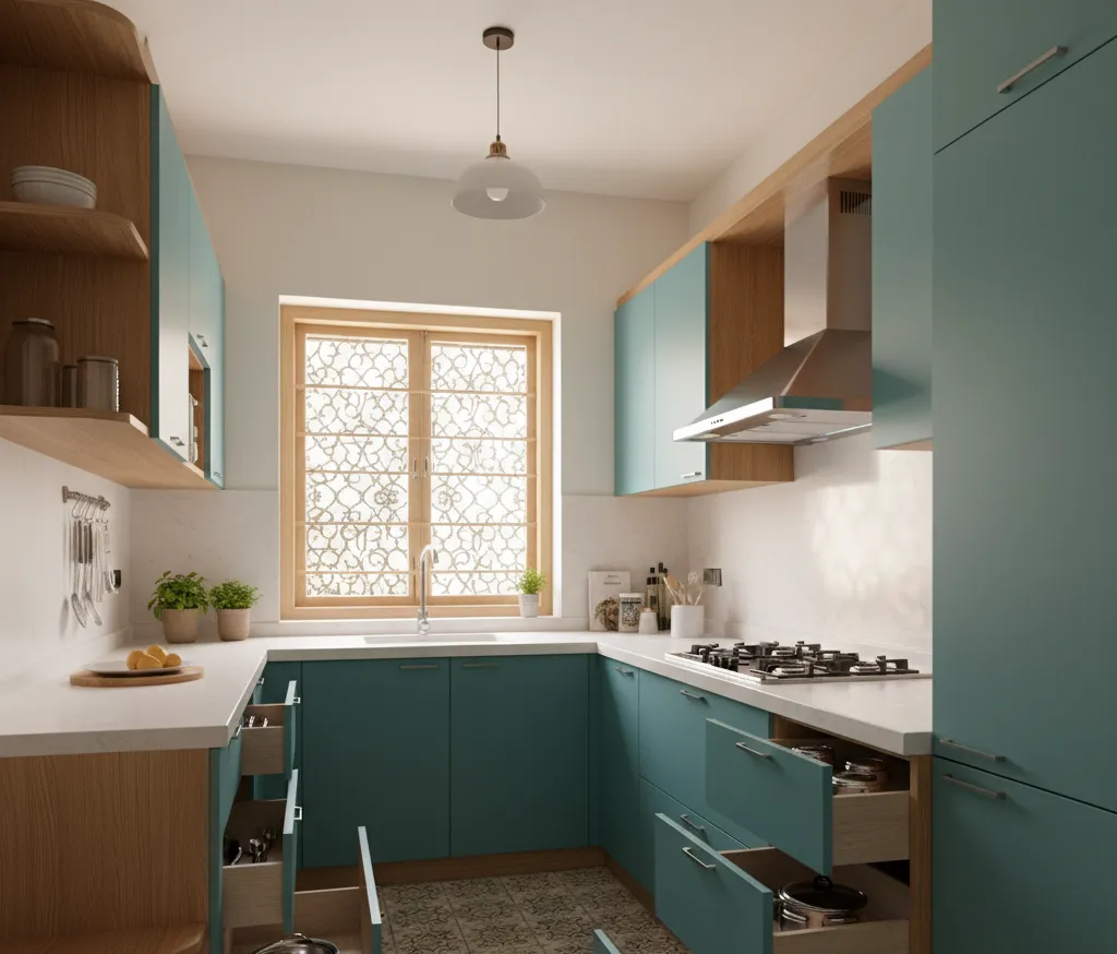 #Kitchen Design #Modular Kitchen #Interior Design #Home Improvement