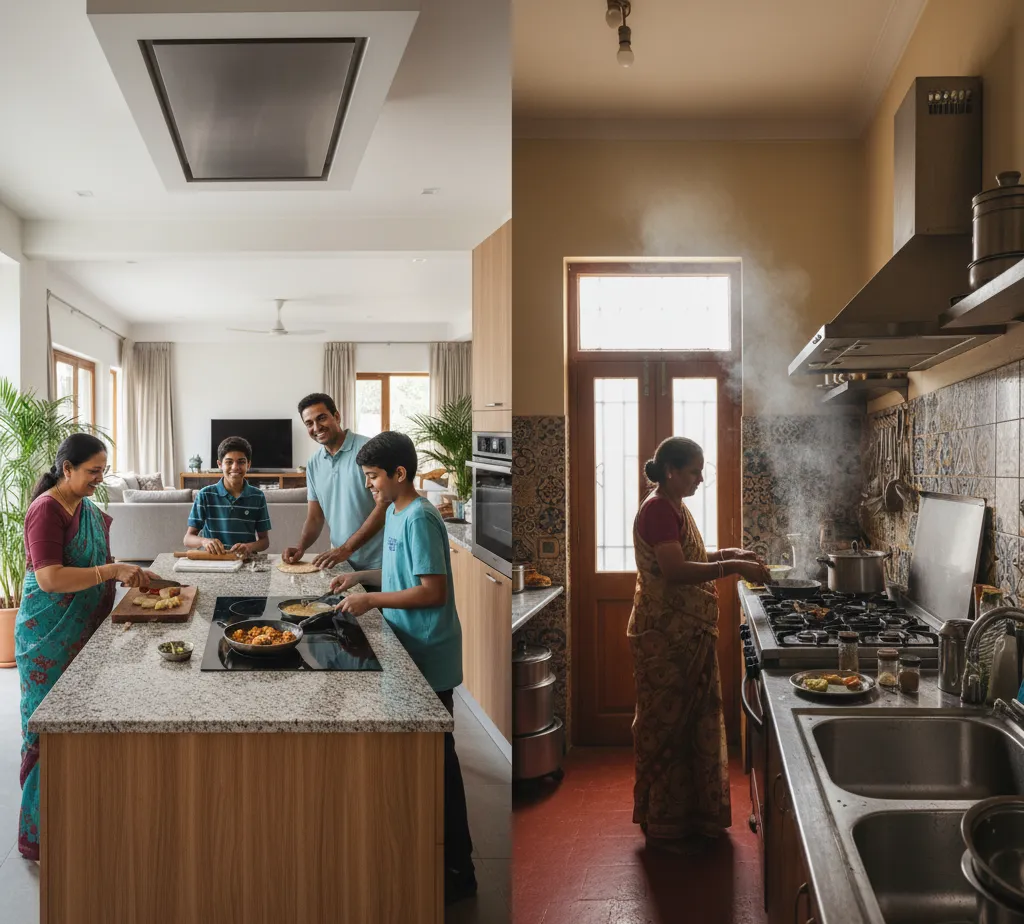 Open Kitchen vs Closed Kitchen: Which Suits Indian Cooking?