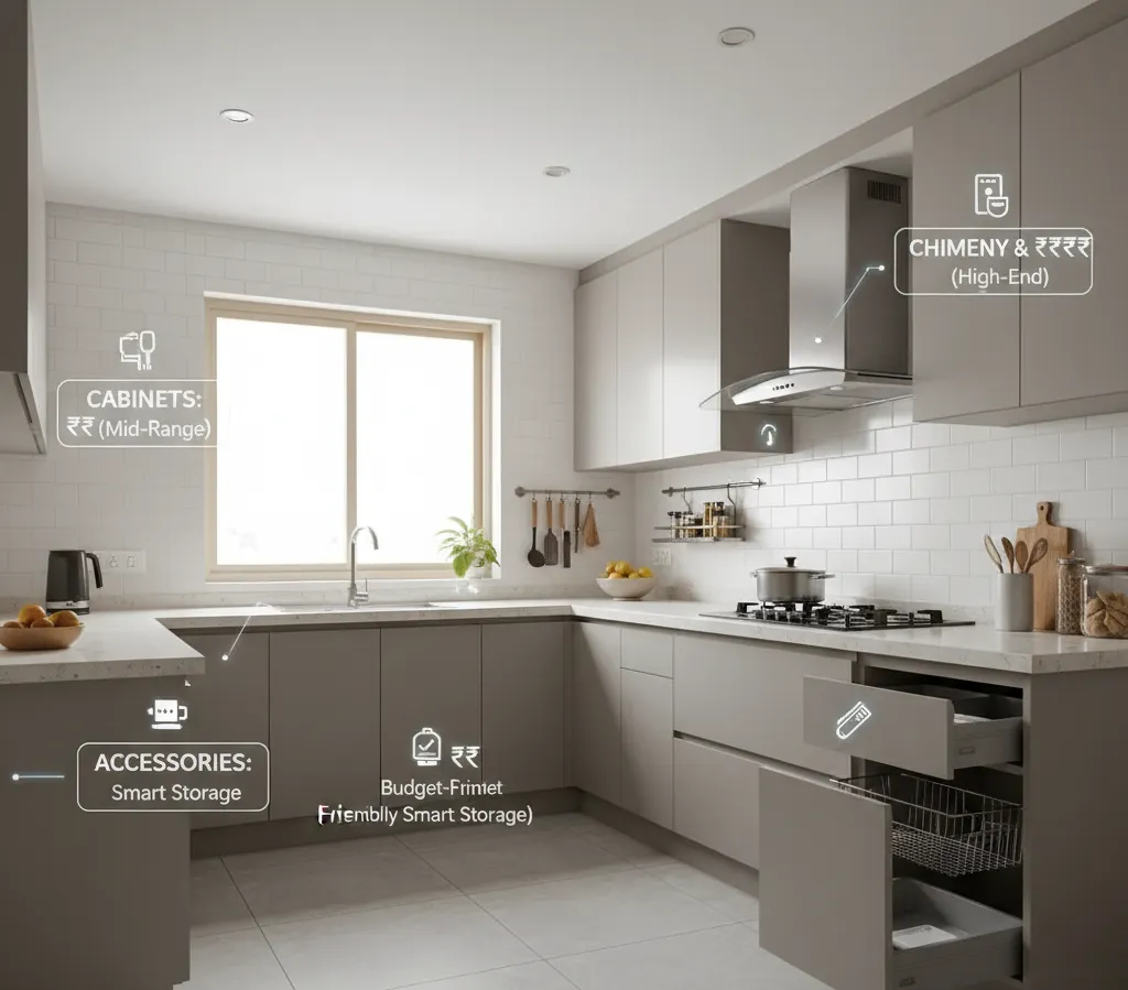#Kitchen Design #Modular Kitchen #Interior Design #Home Improvement