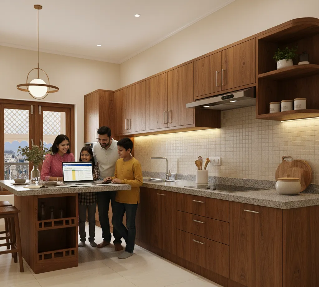 Kitchen Design #Modular Kitchen #Interior Design #Home Improvement