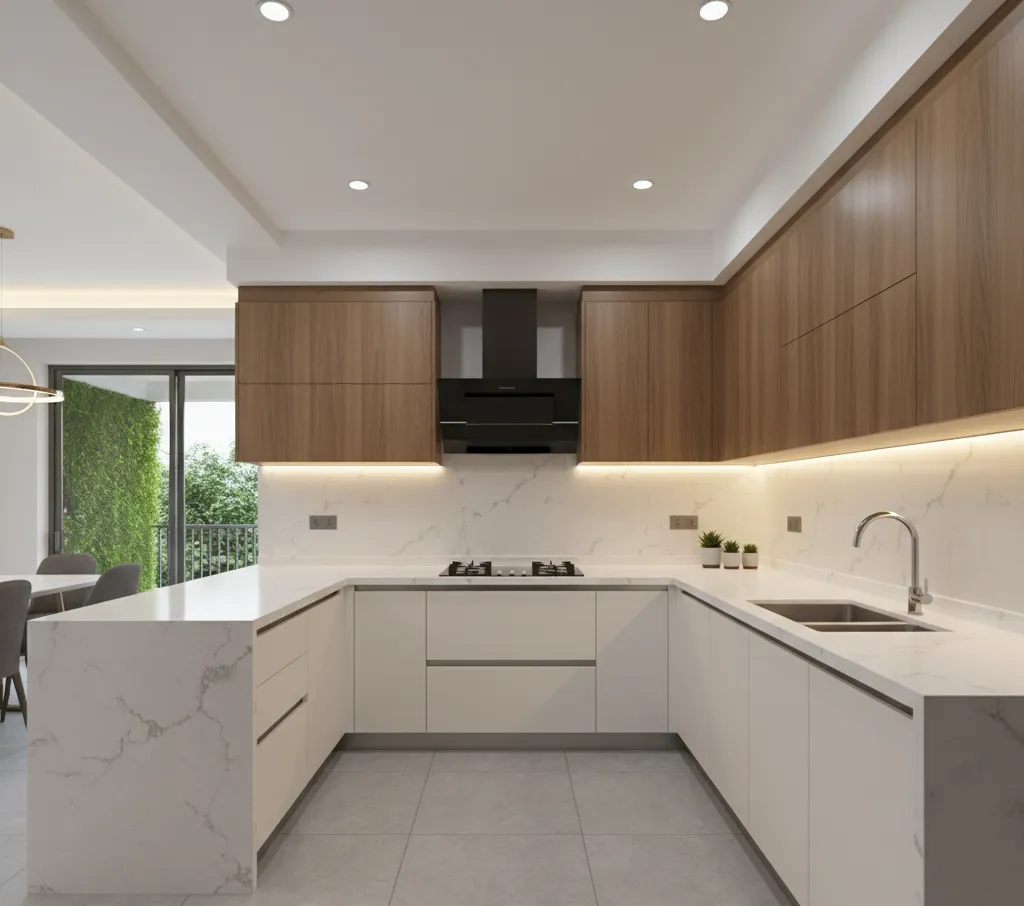 G-Shaped Kitchen Layout: Advantages and Design Ideas