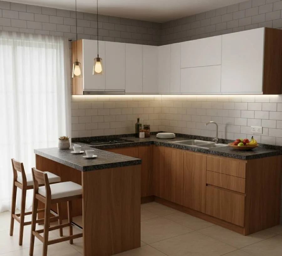l shaped kitchen with small breakfast counter 1775809799123