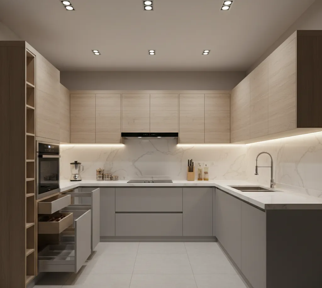 #Kitchen Design #Modular Kitchen #Interior Design #Home Improvement