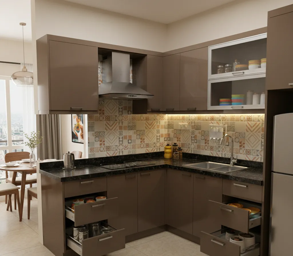 #Kitchen Design #Modular Kitchen #Interior Design #Home Improvement
