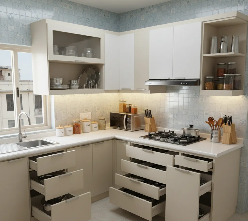#Kitchen Design #Modular Kitchen #Interior Design #Home Improvement