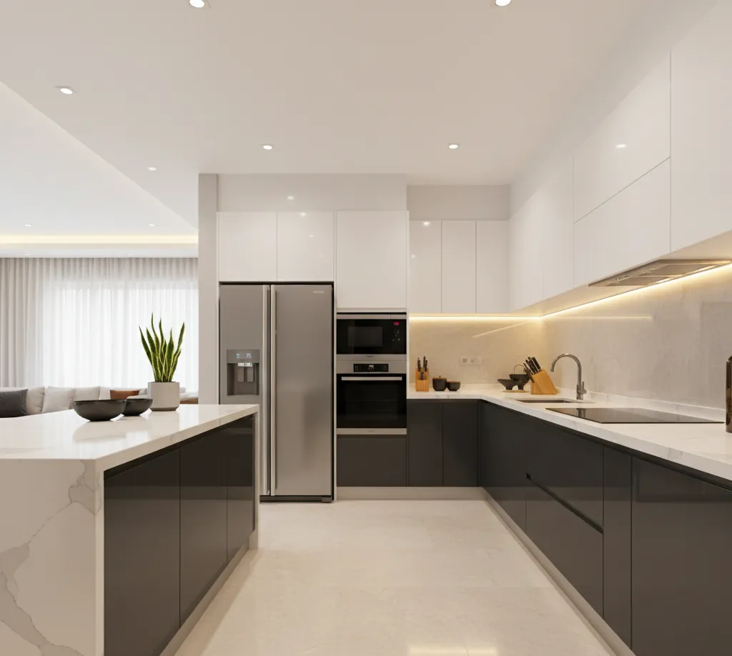#Kitchen Design #Modular Kitchen #Interior Design #Home Improvement