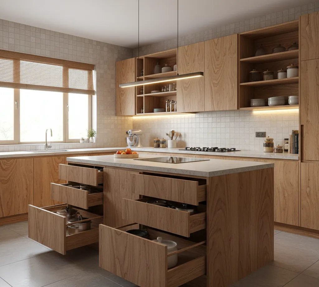 Kitchen Design #Modular Kitchen #Interior Design #Home Improvement