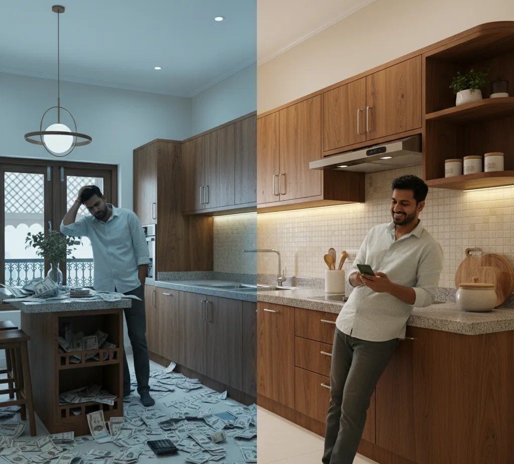 Kitchen Design #Modular Kitchen #Interior Design #Home Improvement
