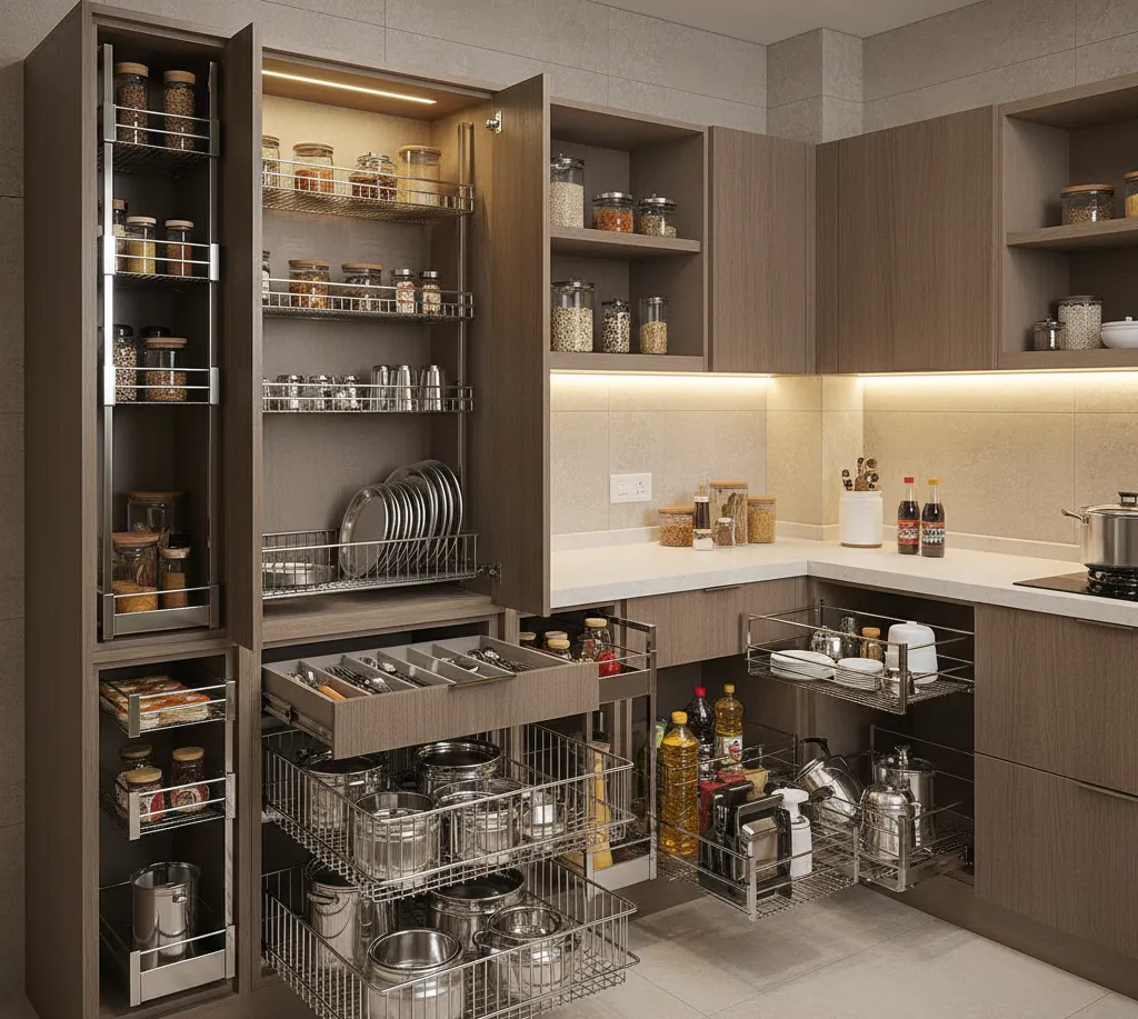 Kitchen Design #Modular Kitchen #Interior Design #Home Improvement
