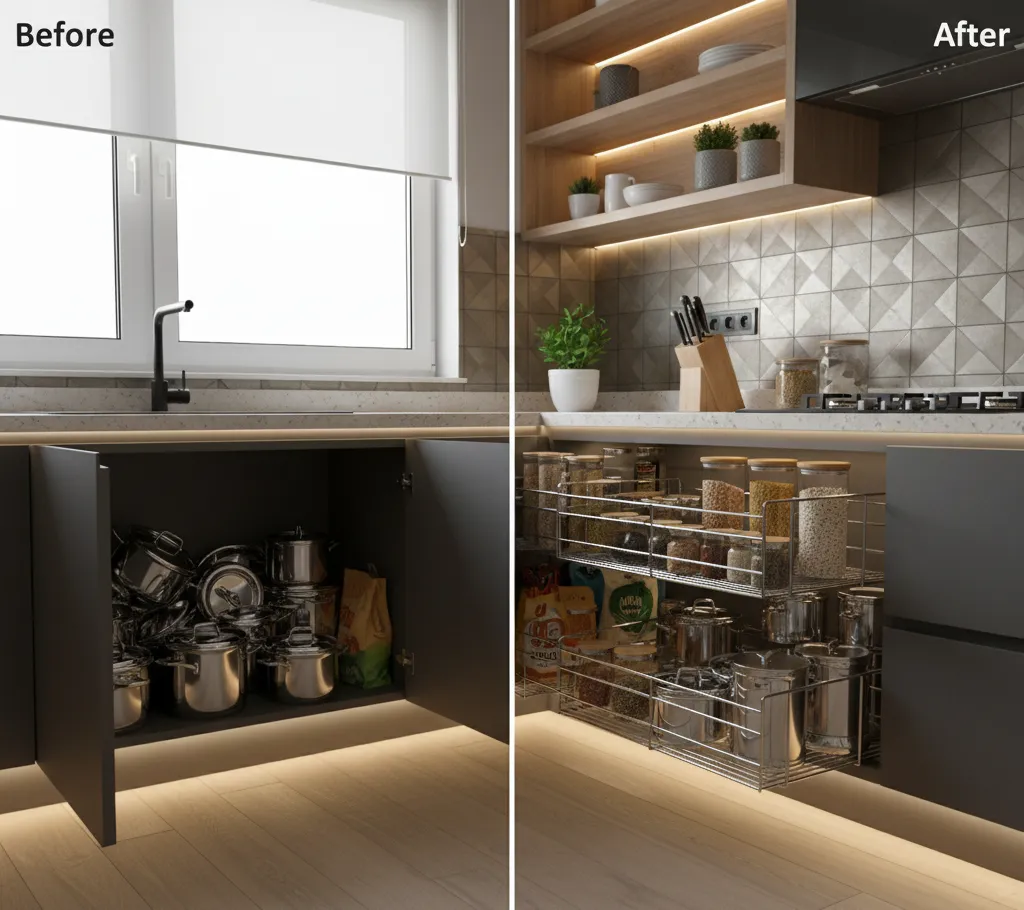 Kitchen Design #Modular Kitchen #Interior Design #Home Improvement