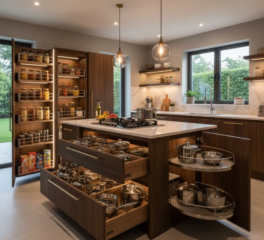 Kitchen Design #Modular Kitchen #Interior Design #Home Improvement