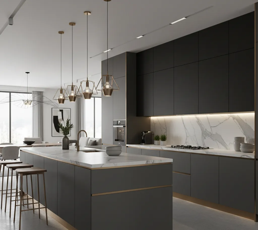 Kitchen Design #Modular Kitchen #Interior Design #Home Improvement