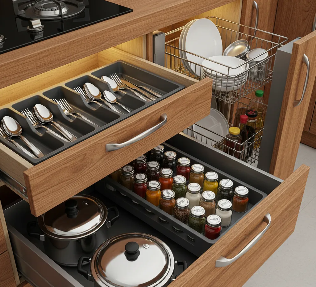 Kitchen Design #Modular Kitchen #Interior Design #Home Improvement