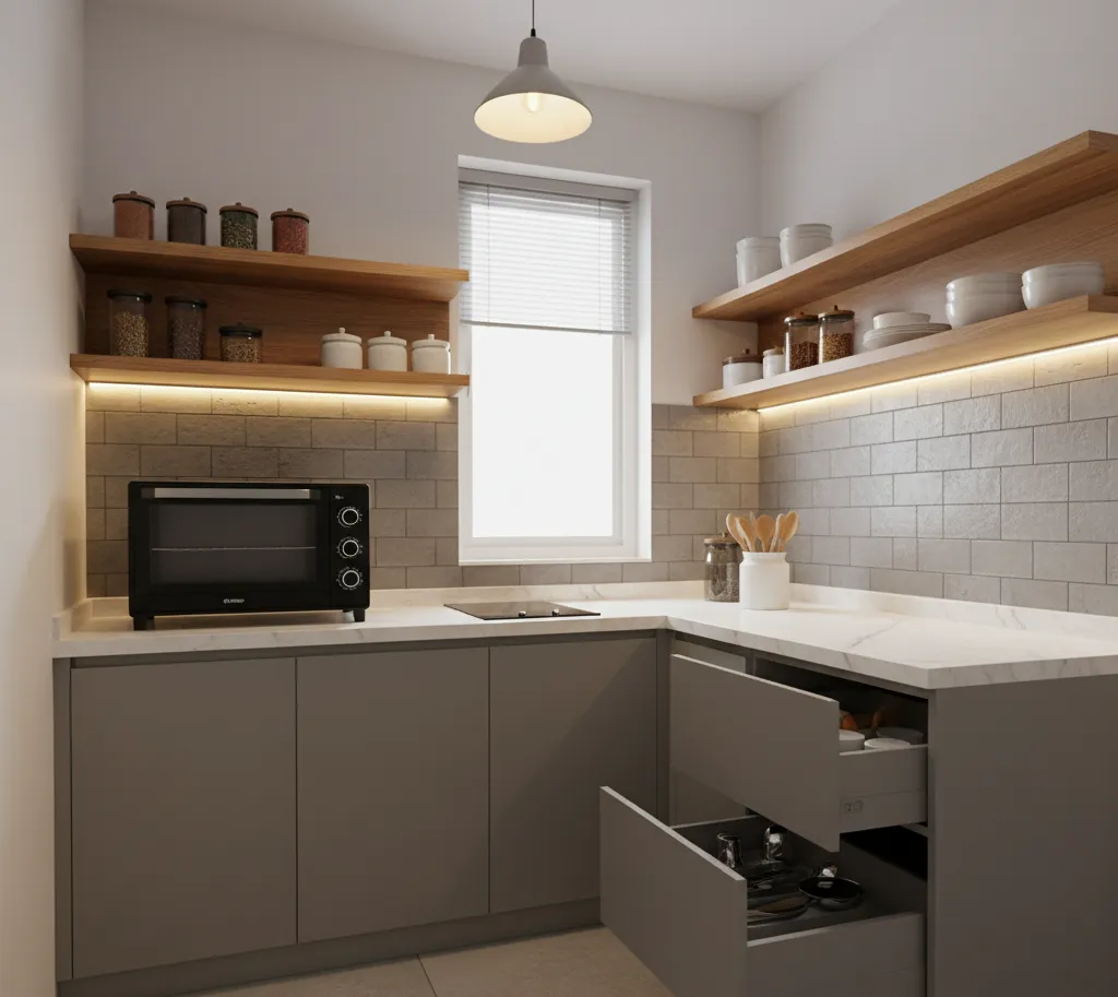 Kitchen Design #Modular Kitchen #Interior Design #Home Improvement