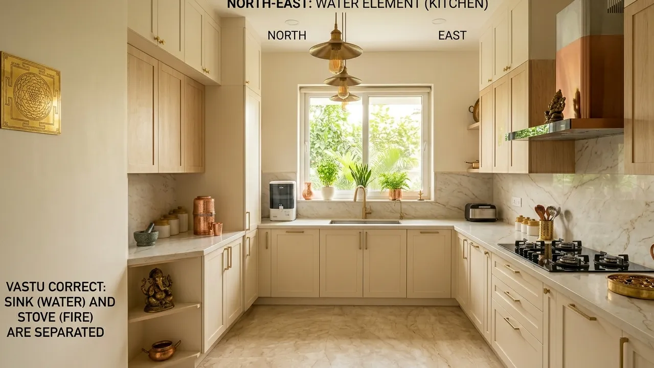 North-East Kitchen Vastu Remedies for Indian Homes