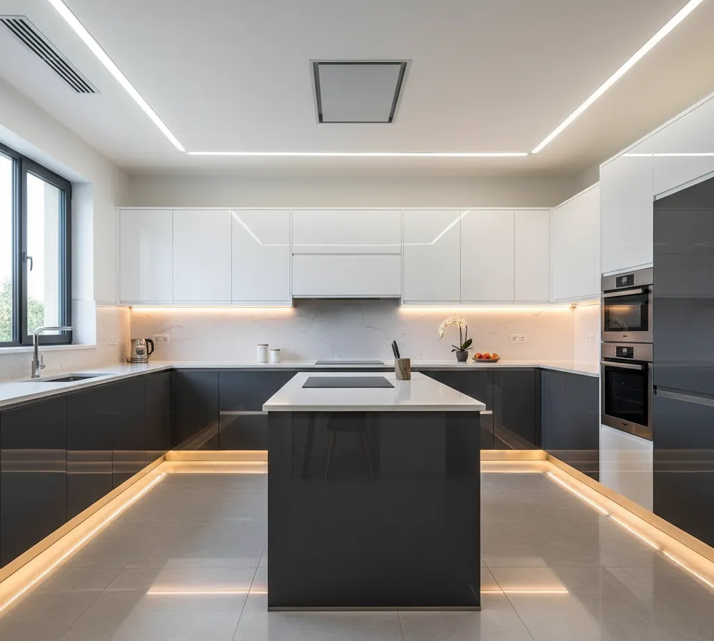 Kitchen Design #Modular Kitchen #Interior Design #Home Improvement