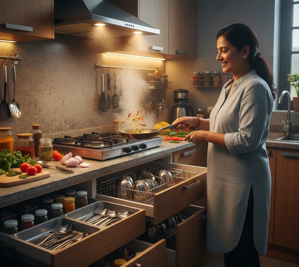 Kitchen Design #Modular Kitchen #Interior Design #Home Improvement