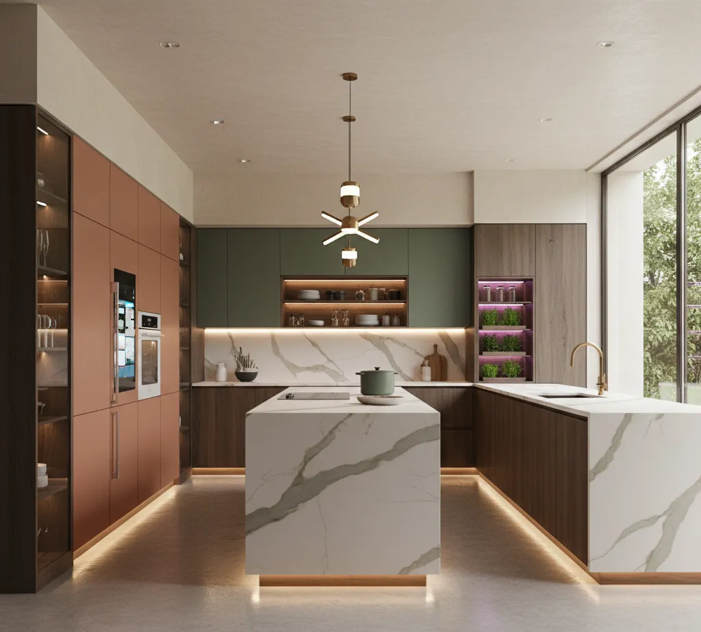 Kitchen Design #Modular Kitchen #Interior Design #Home Improvement