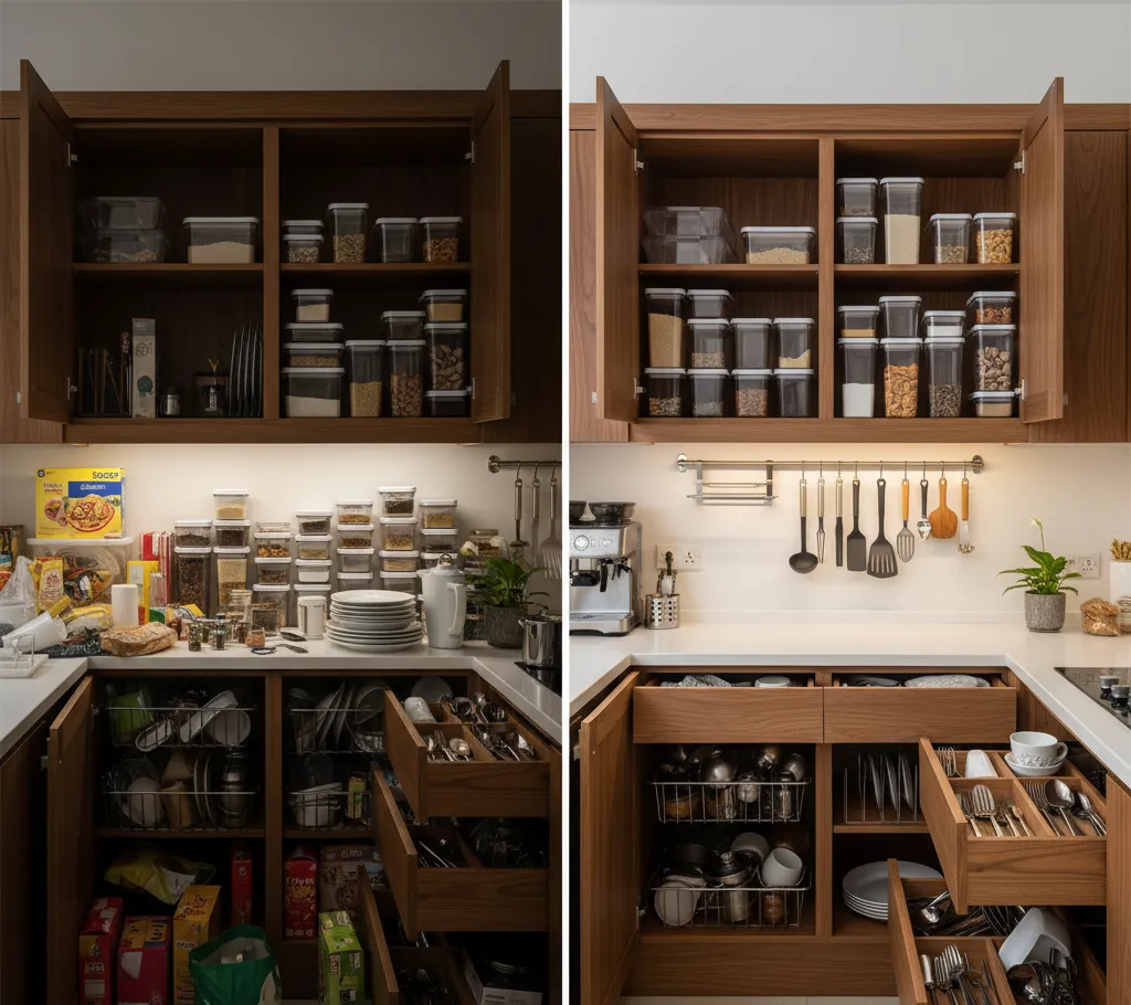 Kitchen Design #Modular Kitchen #Interior Design #Home Improvement