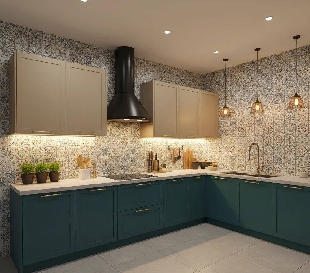 Kitchen Design #Modular Kitchen #Interior Design #Home Improvement