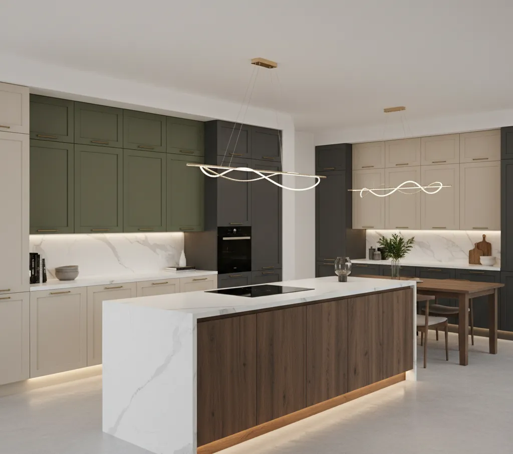 Kitchen Design #Modular Kitchen #Interior Design #Home Improvement
