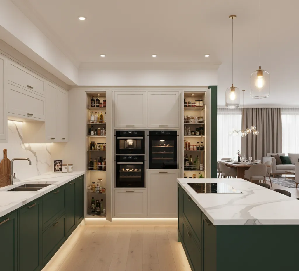 Kitchen Design #Modular Kitchen #Interior Design #Home Improvement