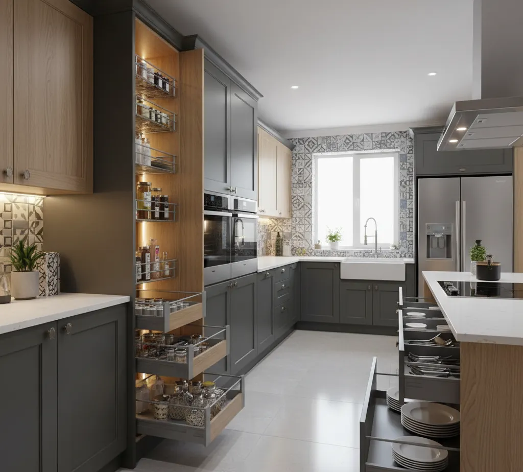 Kitchen Design #Modular Kitchen #Interior Design #Home Improvement
