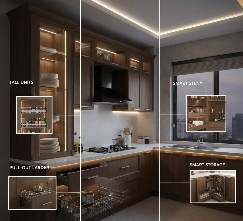 Kitchen Design #Modular Kitchen #Interior Design #Home Improvement