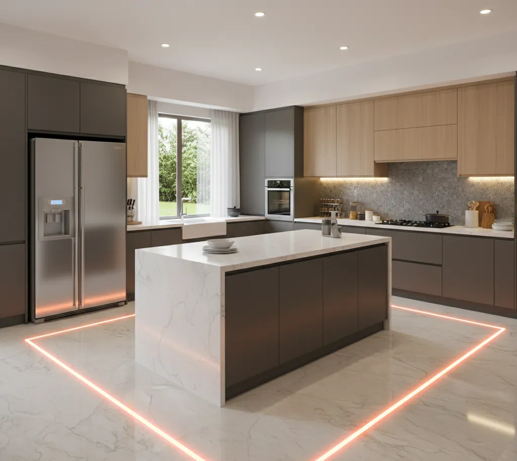 Kitchen Design #Modular Kitchen #Interior Design #Home Improvement