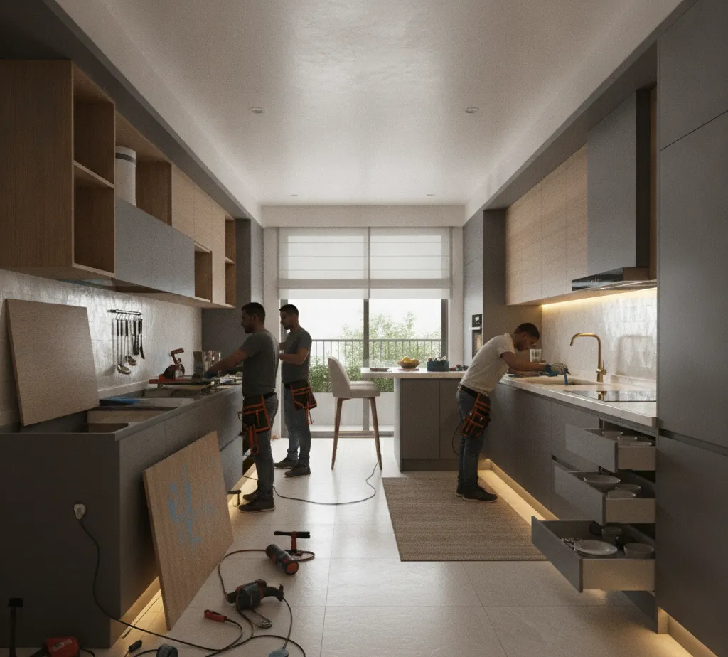 Kitchen Design #Modular Kitchen #Interior Design #Home Improvement