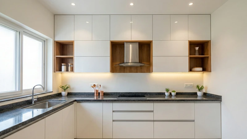 Straight Kitchen Layout 2
